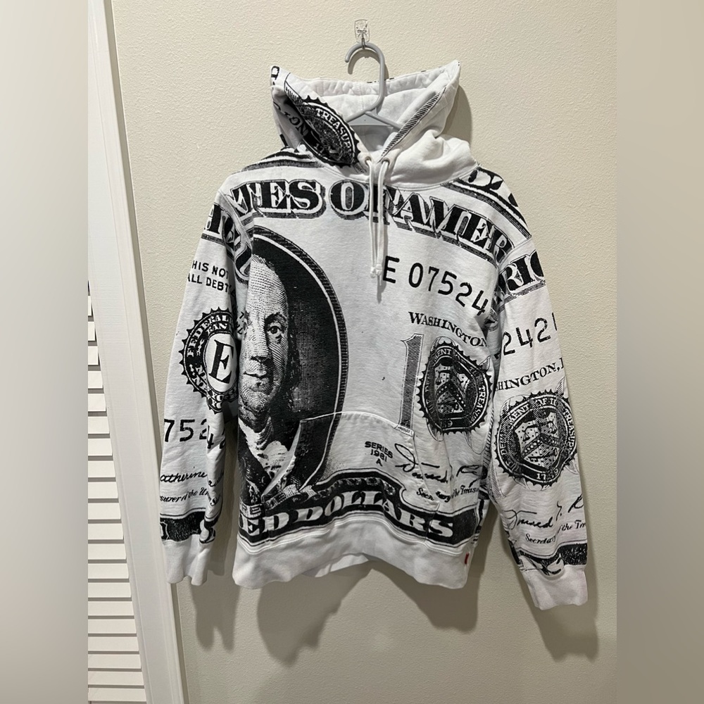 Supreme “Franklin” All Over Print Hoodie